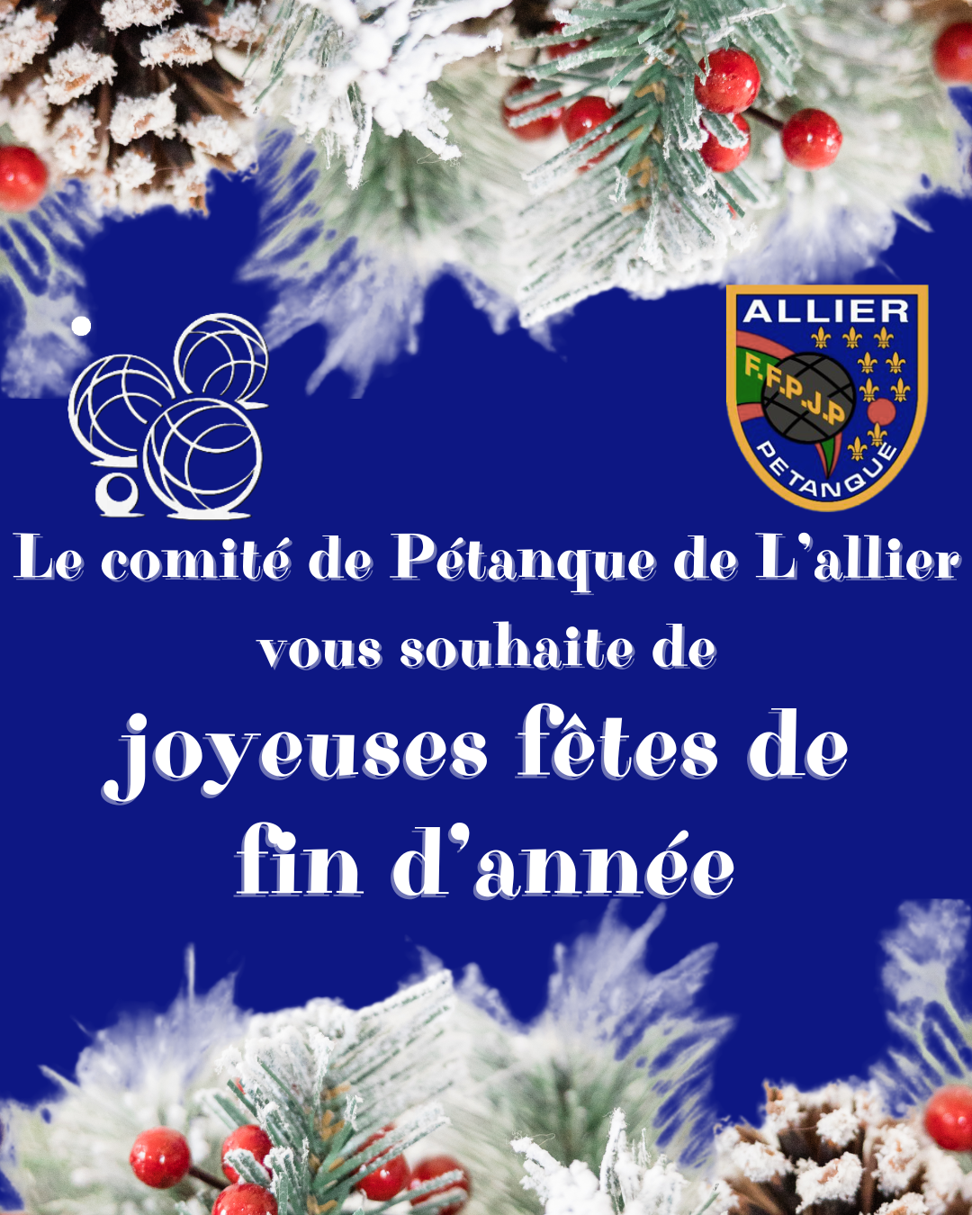 Joyeuses fetes de fin
